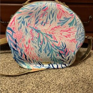 Lilly Pulitzer round duffel bag